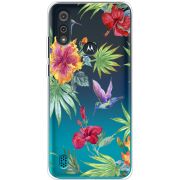 Прозрачный чехол BoxFace Motorola E6i Tropical