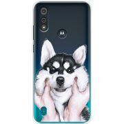 Прозрачный чехол BoxFace Motorola E6i Husky