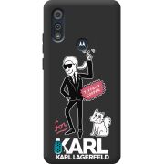 Черный чехол BoxFace Motorola E6i For Karl