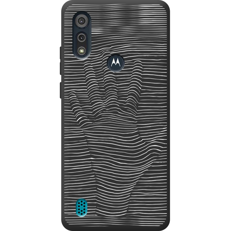 Черный чехол BoxFace Motorola E6i Optical Hand