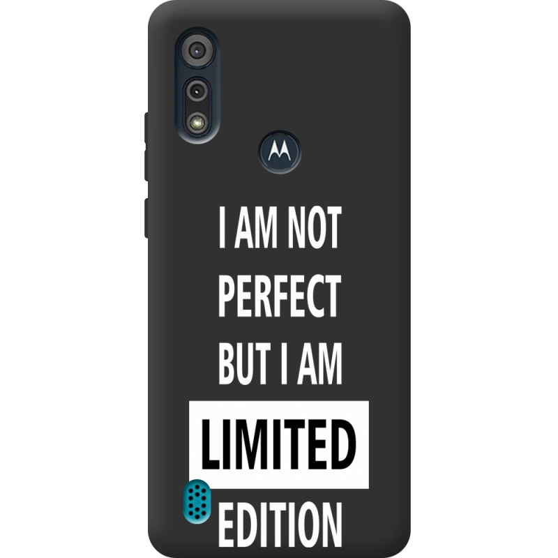 Черный чехол BoxFace Motorola E6i Limited Edition