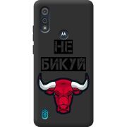 Черный чехол BoxFace Motorola E6i Не Бикуй