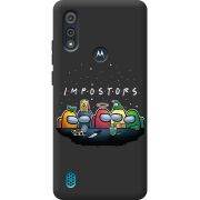 Черный чехол BoxFace Motorola E6i Among Us Impostors