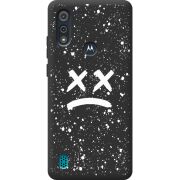 Черный чехол BoxFace Motorola E6i Sad Way