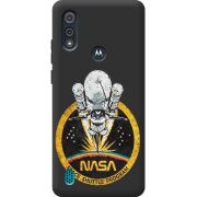 Черный чехол BoxFace Motorola E6i NASA Spaceship