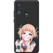 Черный чехол BoxFace Motorola E6i Himiko Toga Smile