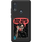 Черный чехол BoxFace Motorola E6i 