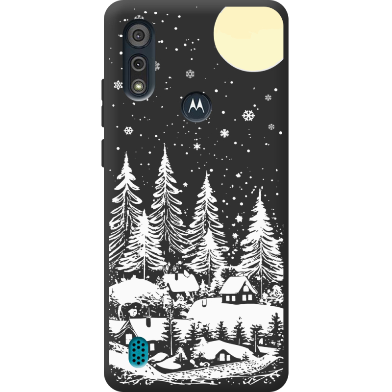 Черный чехол BoxFace Motorola E6i 