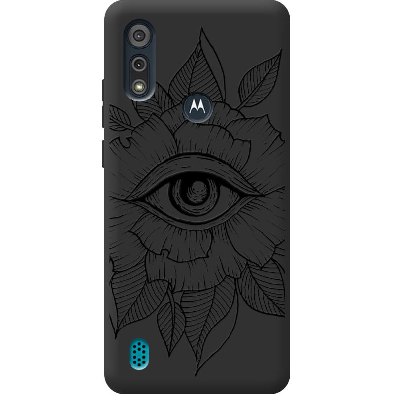 Черный чехол BoxFace Motorola E6i Eye