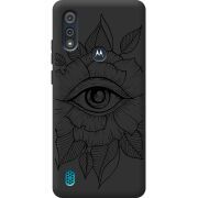 Черный чехол BoxFace Motorola E6i Eye