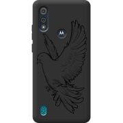 Черный чехол BoxFace Motorola E6i Dove