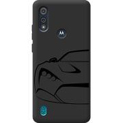 Черный чехол BoxFace Motorola E6i Sportcar