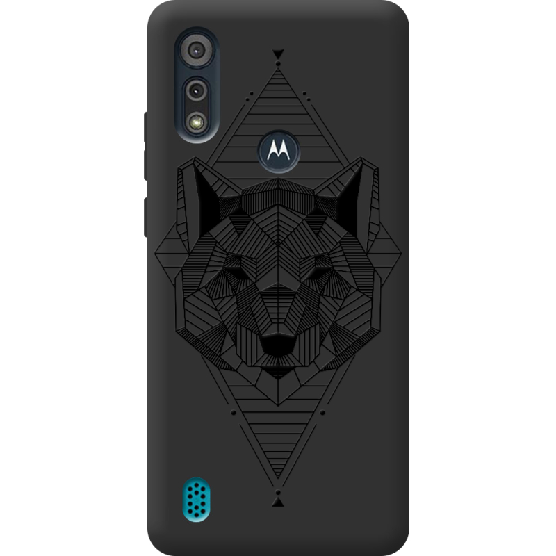 Черный чехол BoxFace Motorola E6i 