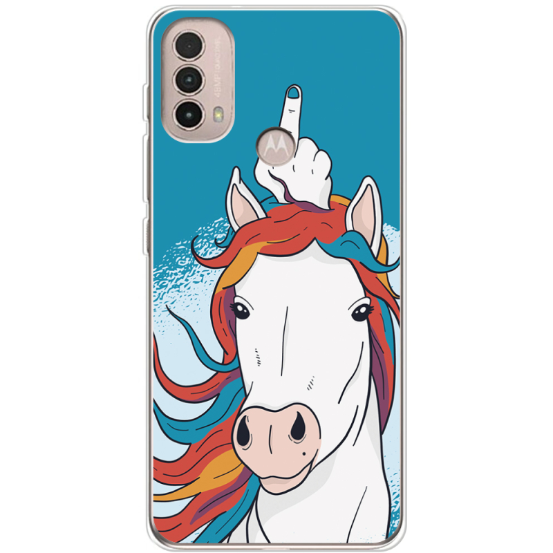 Чехол BoxFace Motorola E40 Fuck Unicorn