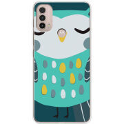 Чехол BoxFace Motorola E40 Green Owl