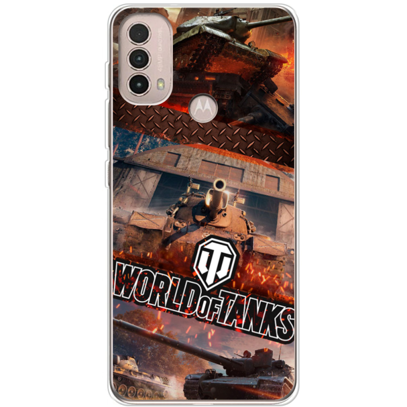 Чехол BoxFace Motorola E40 World Of Tanks