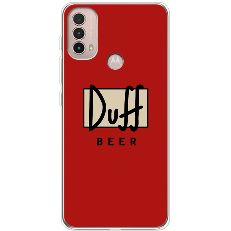 Чехол BoxFace Motorola E40 Duff beer