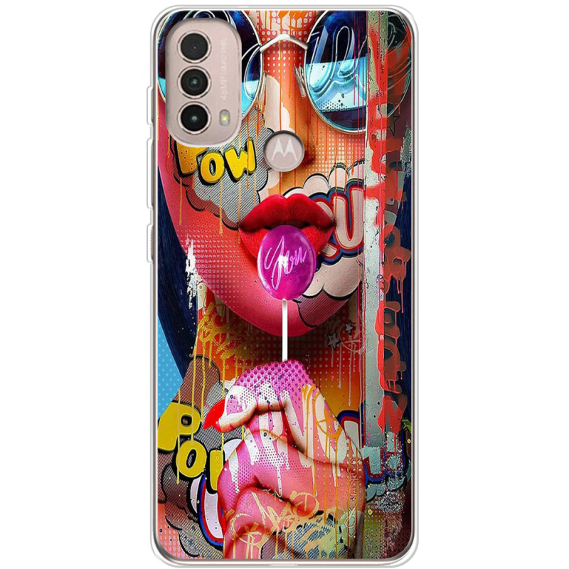 Чехол BoxFace Motorola E40 Colorful Girl