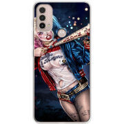 Чехол BoxFace Motorola E40 Harley Quinn