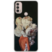 Чехол BoxFace Motorola E40 Exquisite White Flowers