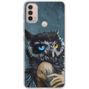 Чехол BoxFace Motorola E40 Owl Woman