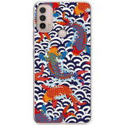 Чехол BoxFace Motorola E40 Koi Fish