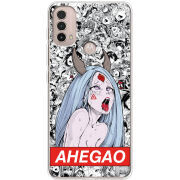 Чехол BoxFace Motorola E40 Ahegao