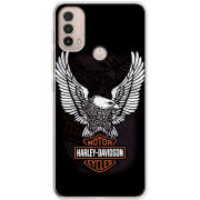 Чехол BoxFace Motorola E40 Harley Davidson and eagle