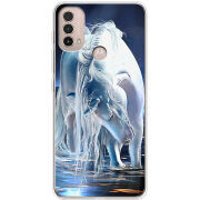 Чехол BoxFace Motorola E40 White Horse