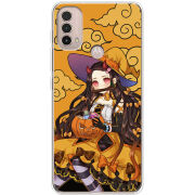 Чехол BoxFace Motorola E40 Kamado Nezuko Halloween