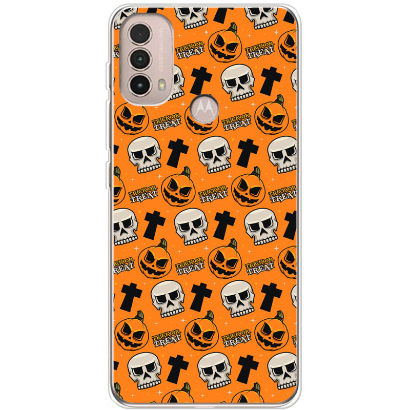 Чехол BoxFace Motorola E40 Halloween Trick or Treat