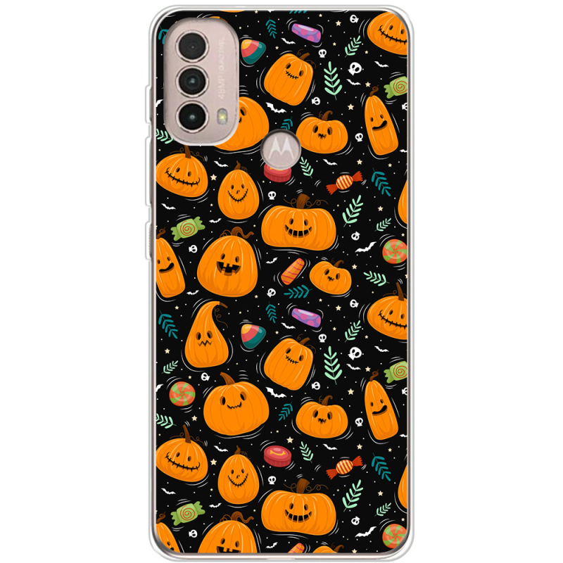 Чехол BoxFace Motorola E40 Cute Halloween