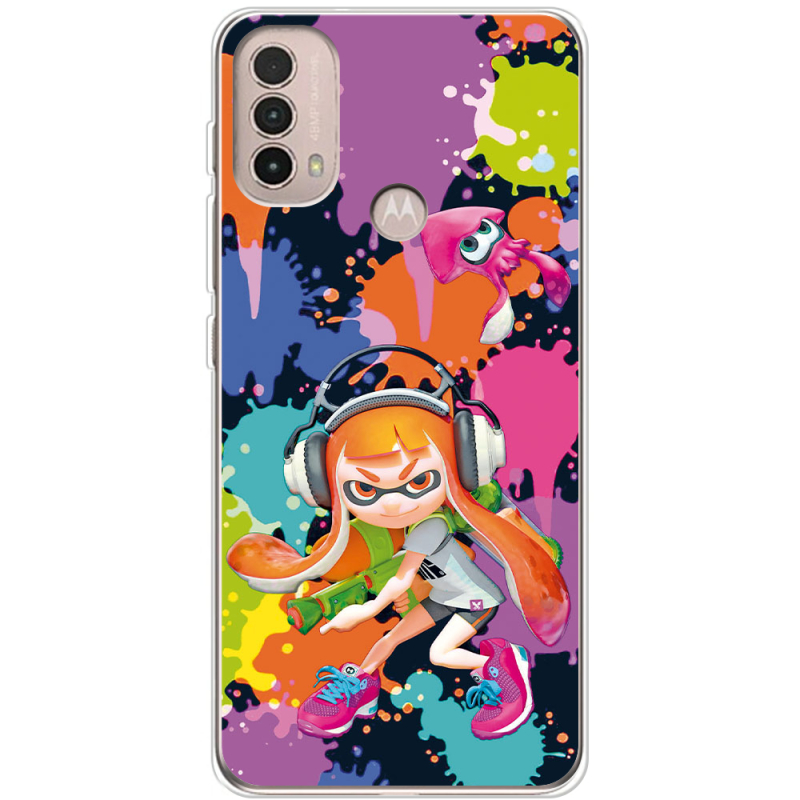 Чехол BoxFace Motorola E40 Splatoon Inklings