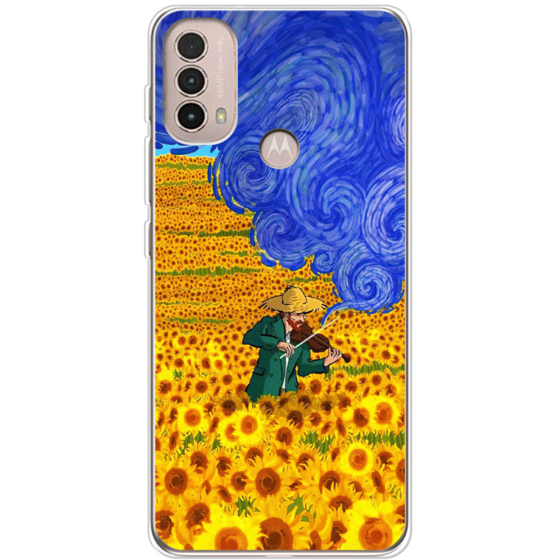Чехол BoxFace Motorola E40 Музика незалежної України