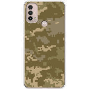 Чехол BoxFace Motorola E40 Камуфляж ЗСУ