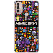 Чехол BoxFace Motorola E40 Minecraft Mobbery