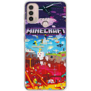 Чехол BoxFace Motorola E40 Minecraft World Beyond