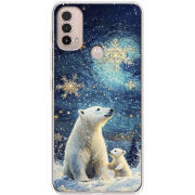 Чехол BoxFace Motorola E40 Північні ведмеді