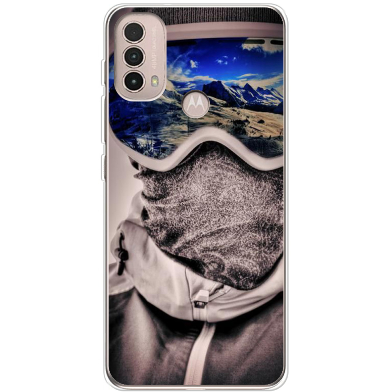 Чехол BoxFace Motorola E40 snowboarder