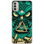 Чехол BoxFace Motorola E40 Masonic Owl