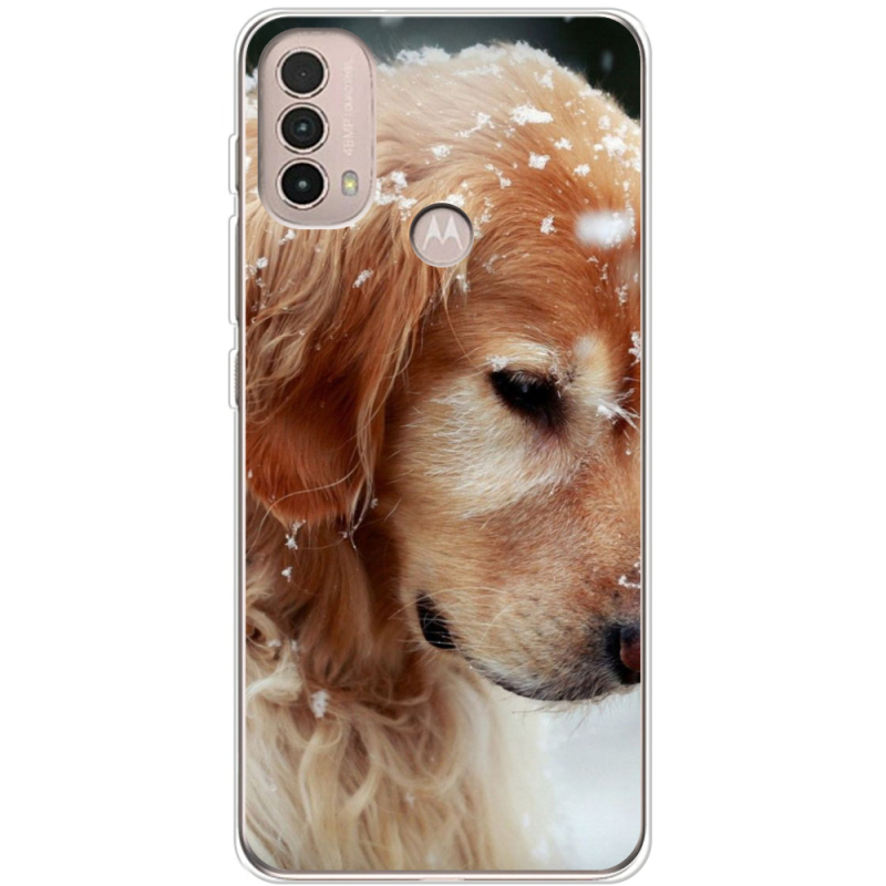 Чехол BoxFace Motorola E40 Golden Retriever