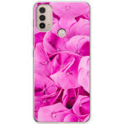 Чехол BoxFace Motorola E40 Pink Flowers