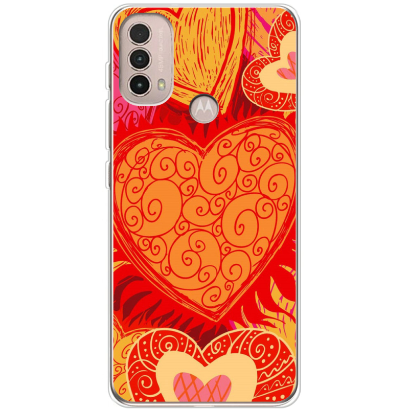 Чехол BoxFace Motorola E40 Warm Hearts