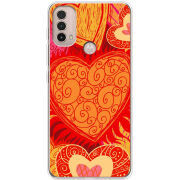 Чехол BoxFace Motorola E40 Warm Hearts