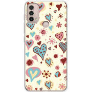 Чехол BoxFace Motorola E40 Be my Valentine