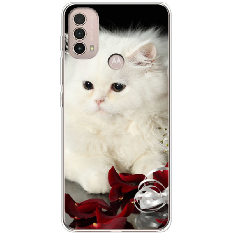 Чехол BoxFace Motorola E40 Fluffy Cat