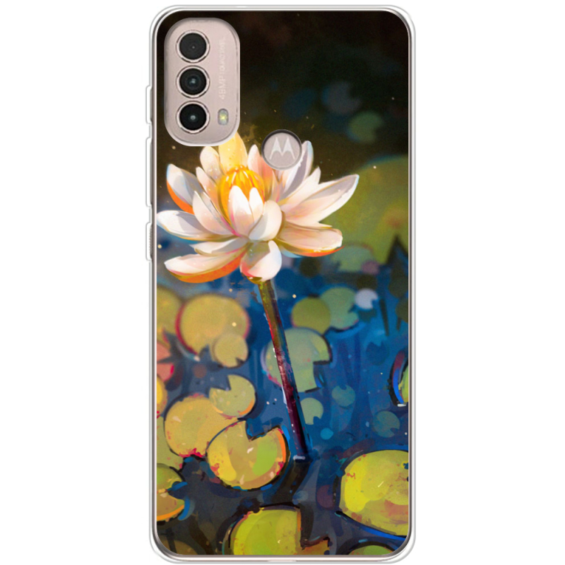 Чехол BoxFace Motorola E40 Waterlily