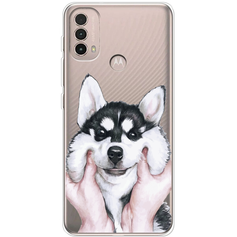 Прозрачный чехол BoxFace Motorola E40 Husky