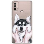 Прозрачный чехол BoxFace Motorola E40 Husky