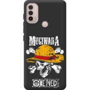 Черный чехол BoxFace Motorola E40 One Piece Большой куш